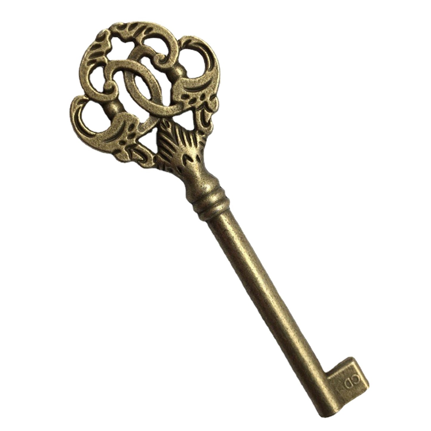 Antique Bronze Vintage Master Key Charm Craft Party Gift Decoration Personal Alarm 140db Car Hook for Keys